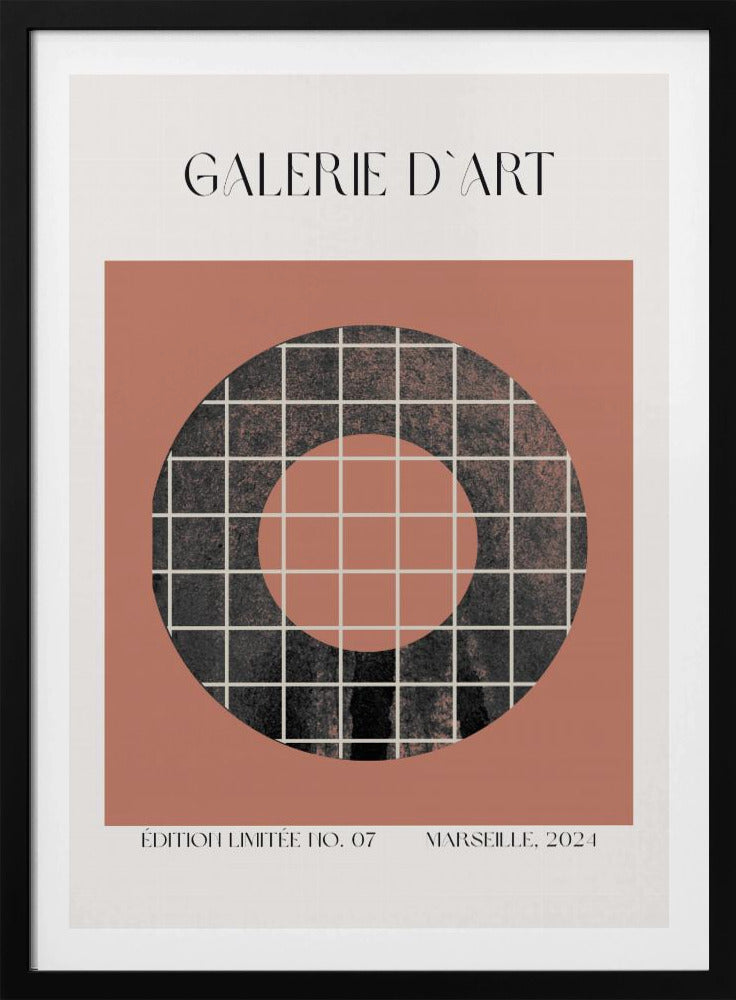 Circular Grid Harmony | Poster