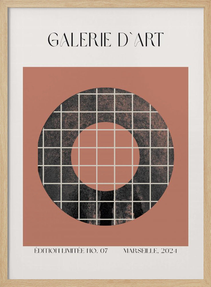 Circular Grid Harmony | Poster
