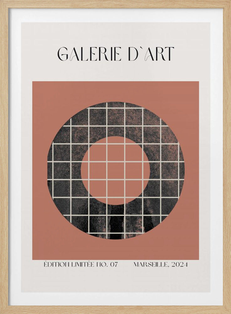 Circular Grid Harmony | Poster
