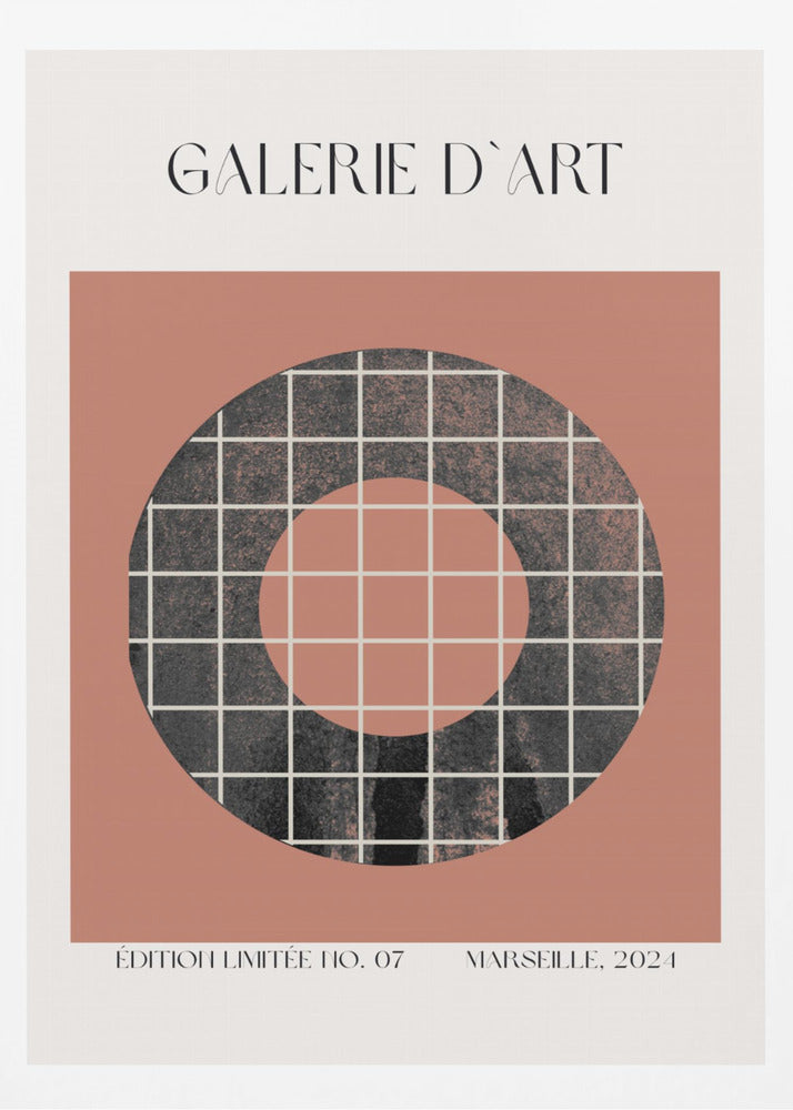 Circular Grid Harmony | Poster