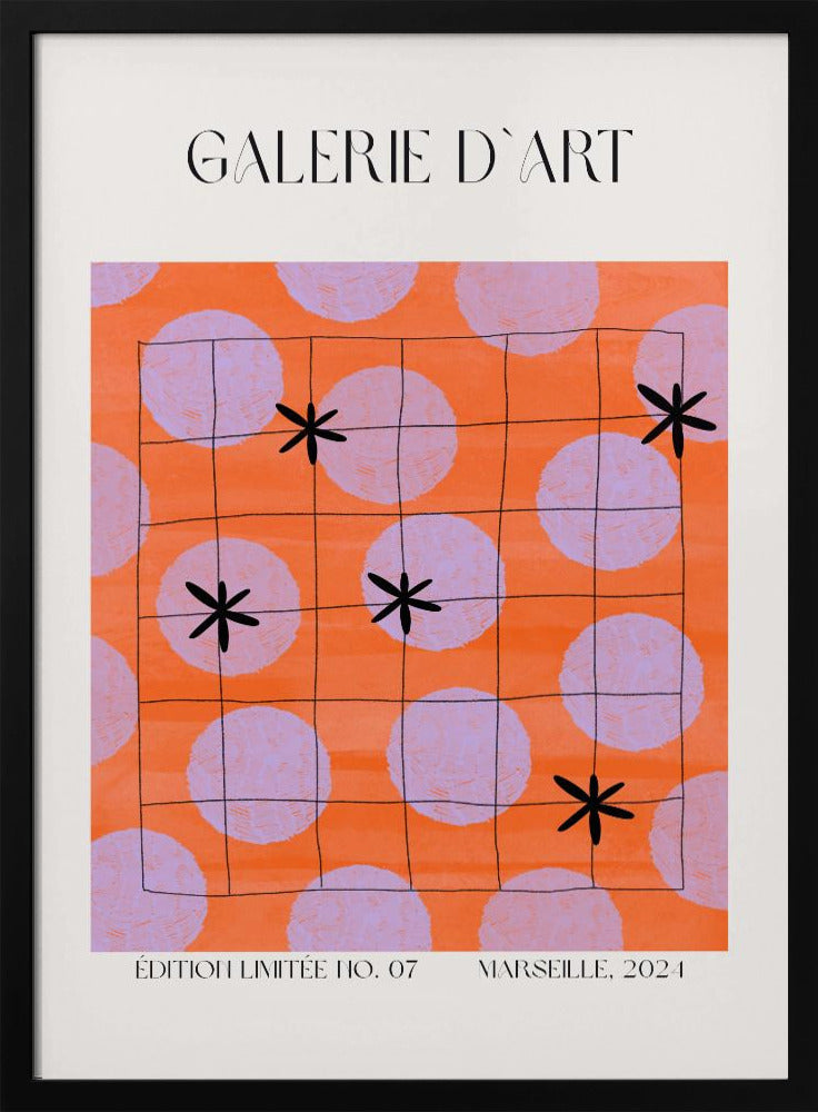 Circles & Stars Grid | Poster