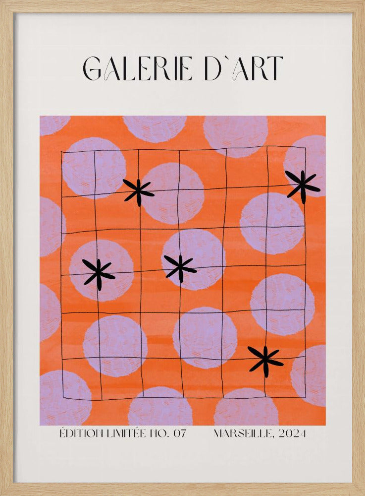 Circles & Stars Grid | Poster