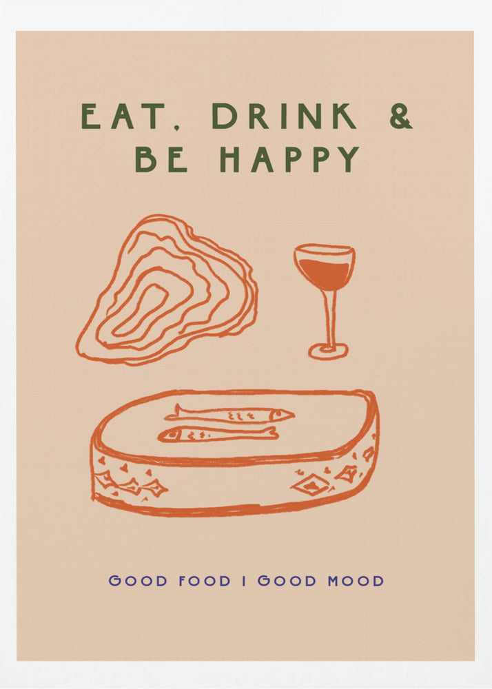Eatdrinkbehappy | Poster