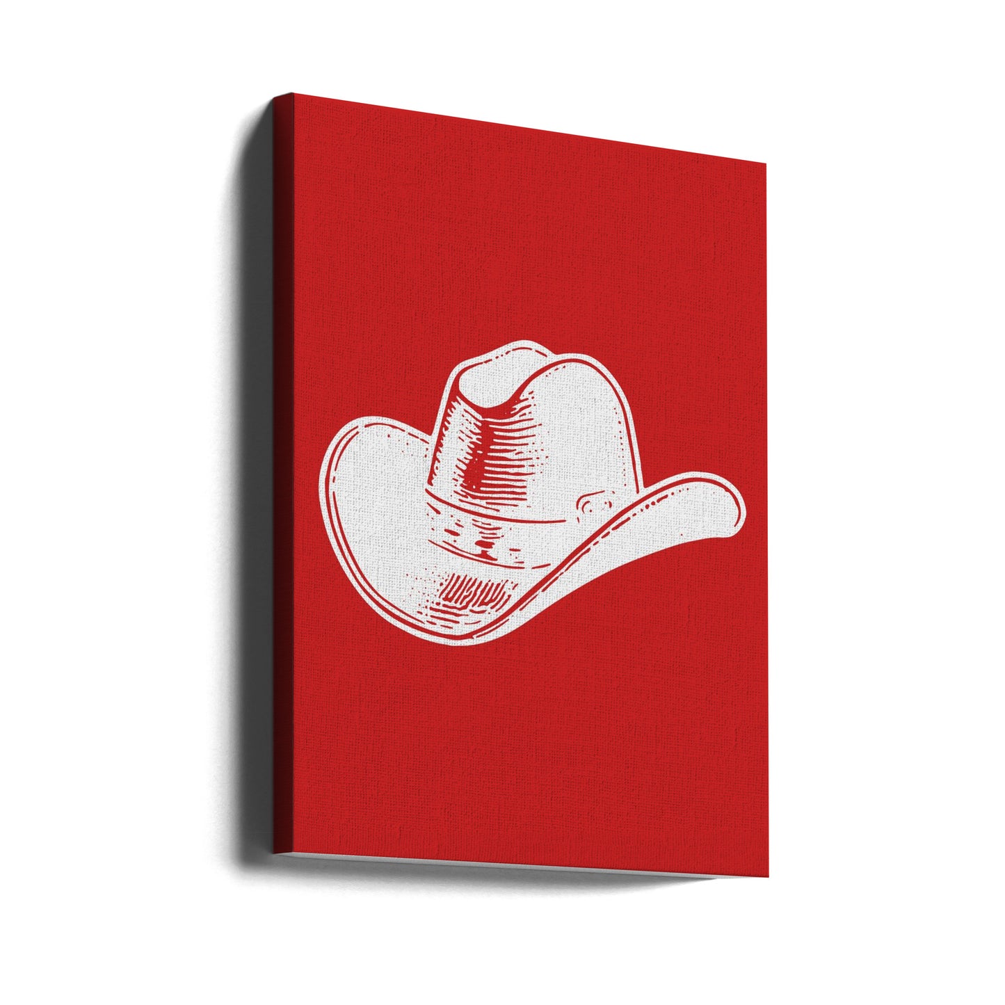 Red Cowboy Hat | Canvas