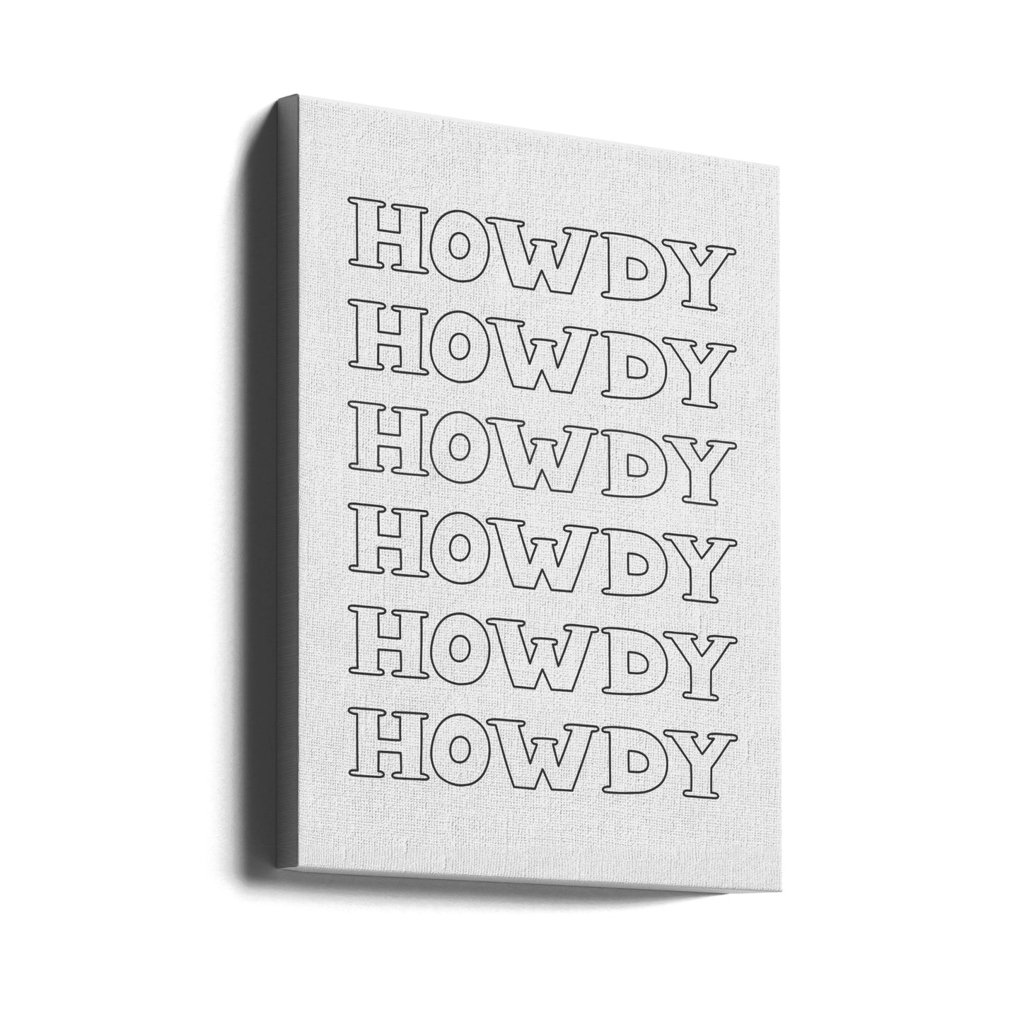 Black Howdy | Canvas