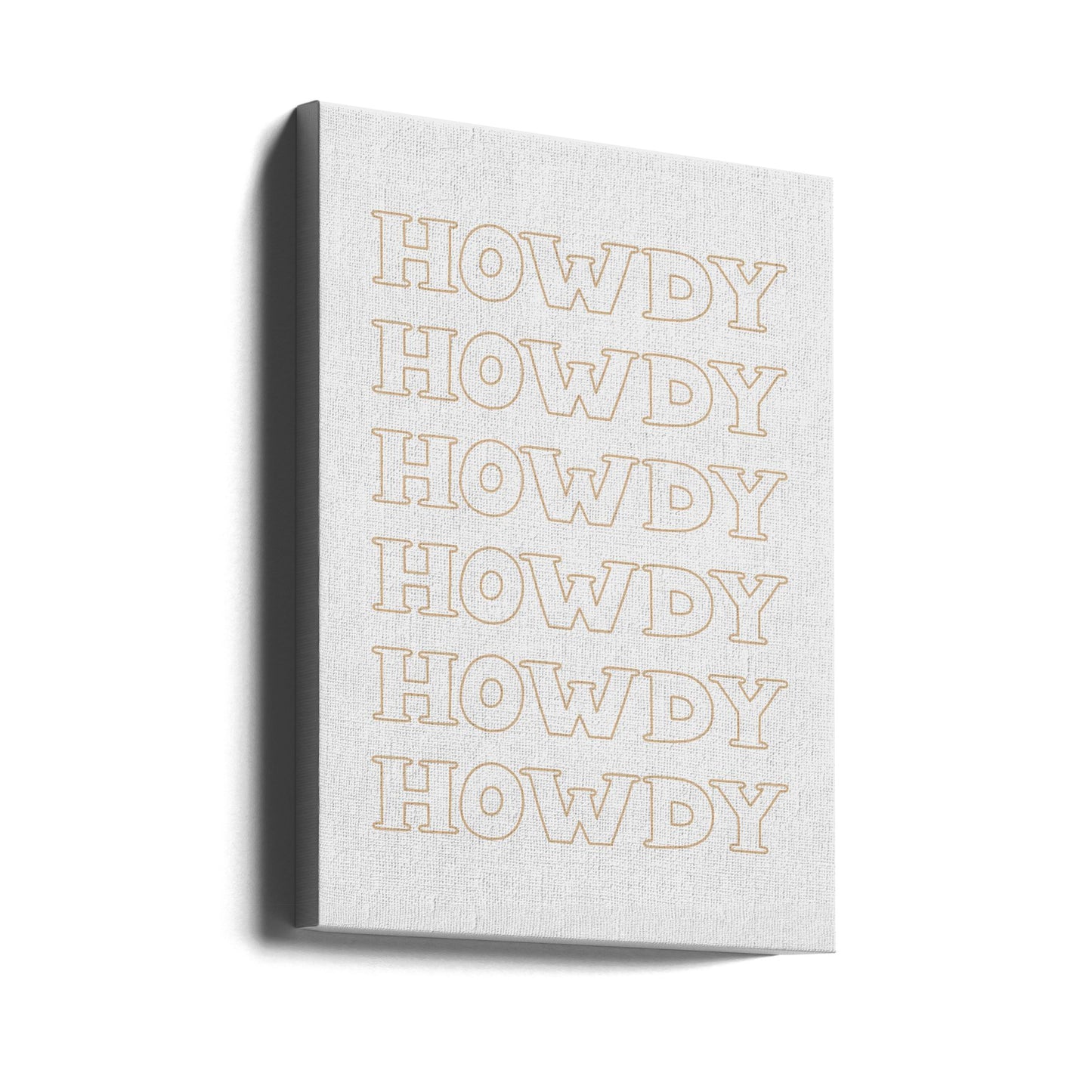 Neutral Howdy | Canvas