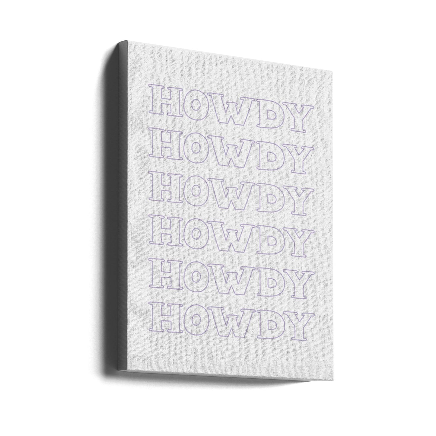Purple Howdy | Canvas