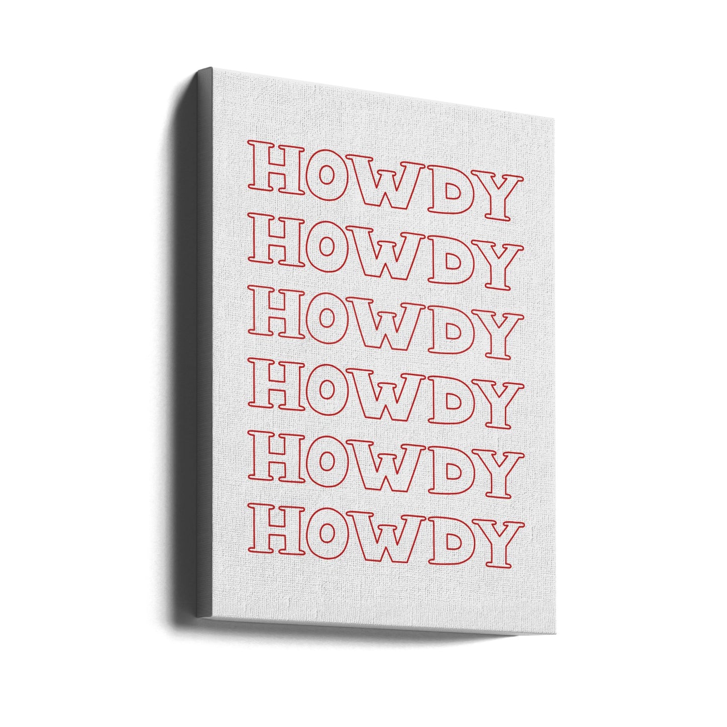 Red Howdy | Canvas