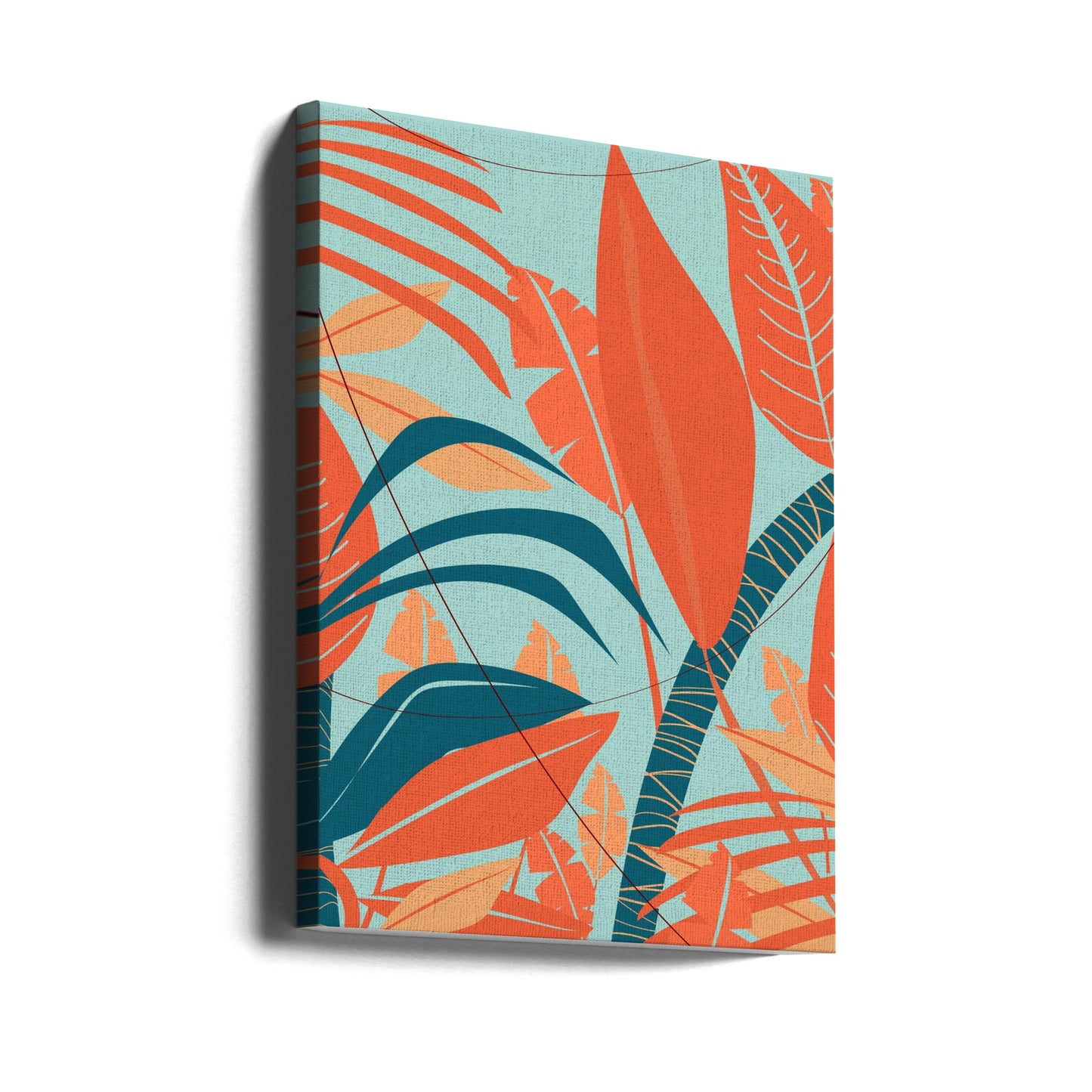 Tropisches Laub | Leinwand