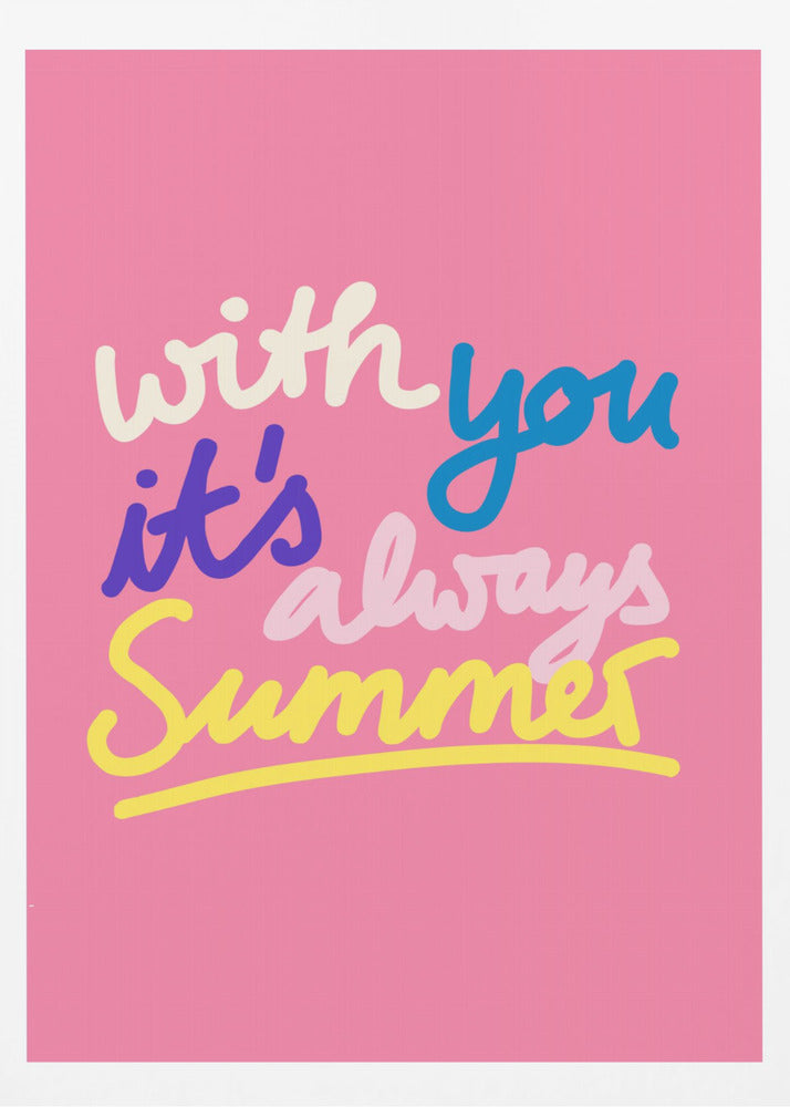 Endlose Sommerstimmung | Poster - Kunstdruck