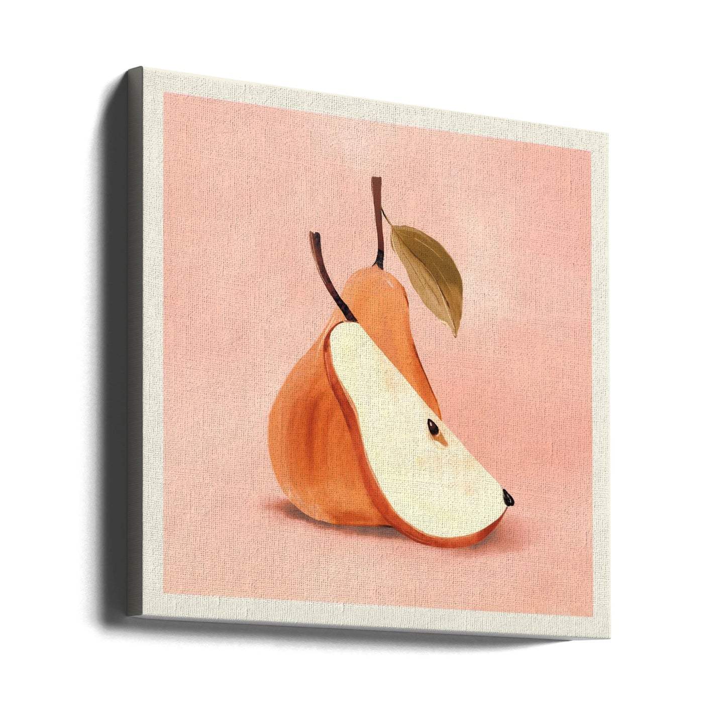 Stilisierte Birne | Leinwand