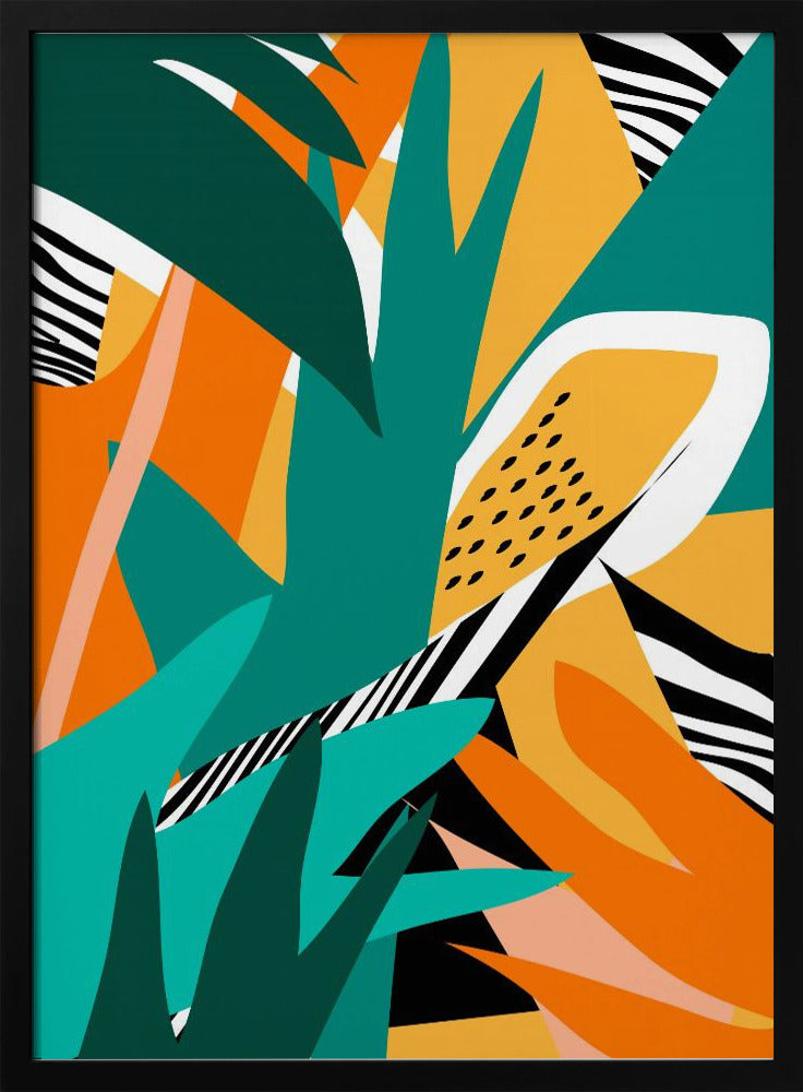 Jungle Abstract Shape | Poster