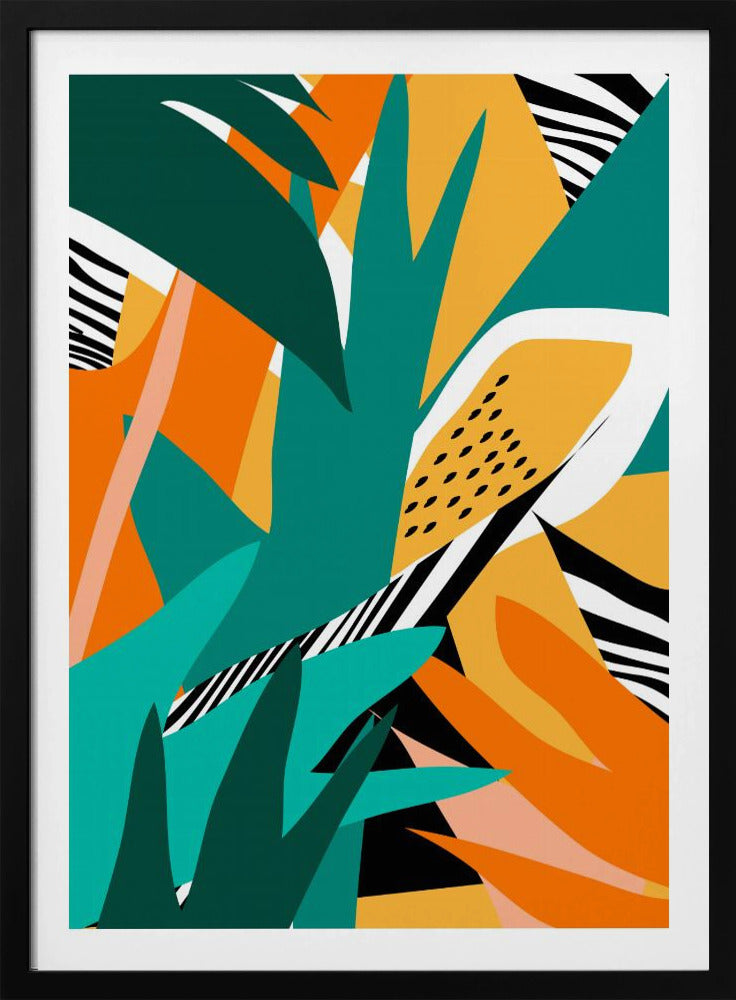 Jungle Abstract Shape | Poster