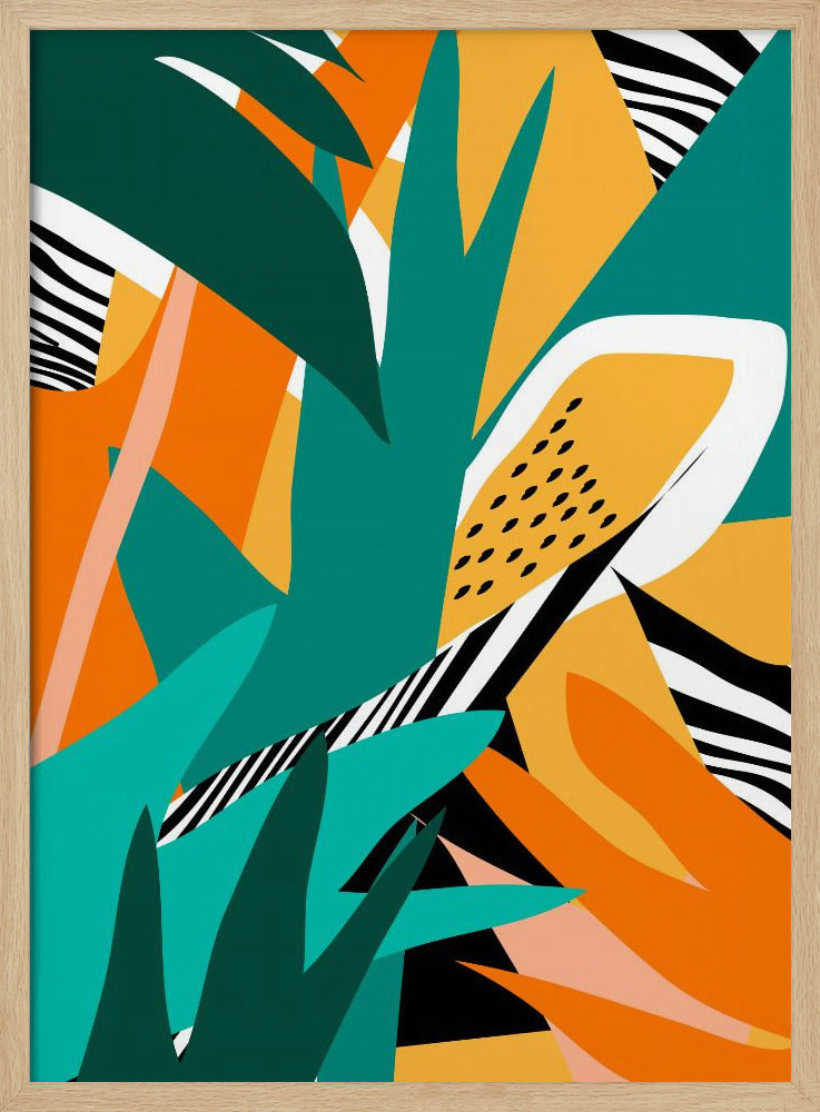 Jungle Abstract Shape | Poster