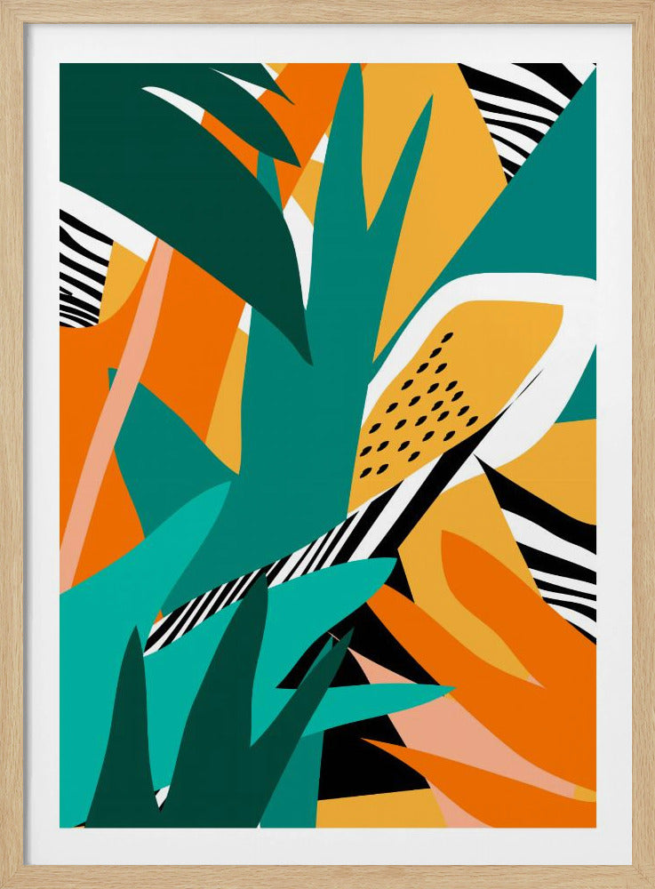 Jungle Abstract Shape | Poster