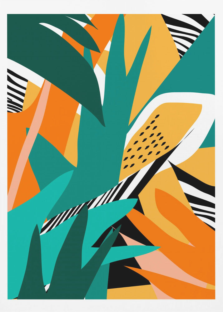 Jungle Abstract Shape | Poster