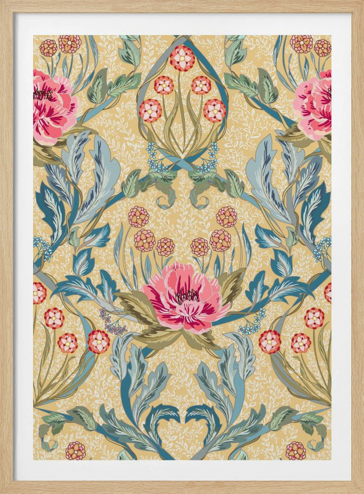 Floral Heritage Morris opulent vintage pattern | Poster