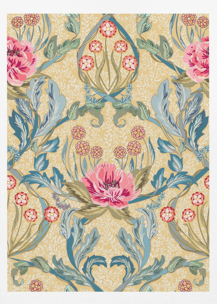 Floral Heritage Morris opulent vintage pattern | Poster