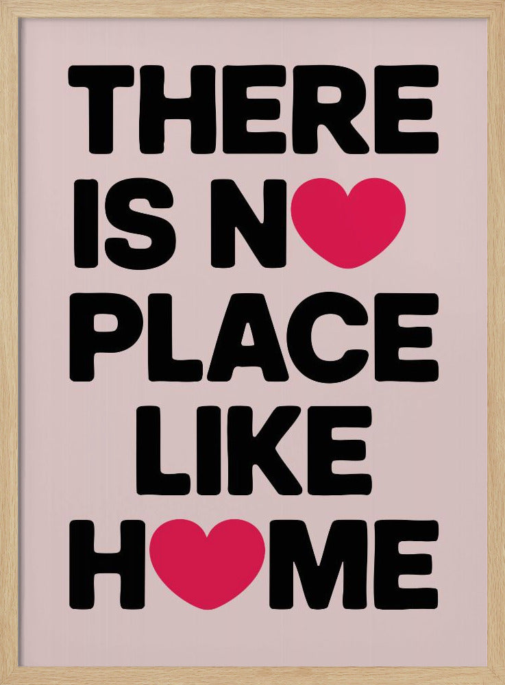 Zuhause ist es am schönsten | Poster - Kunstdruck