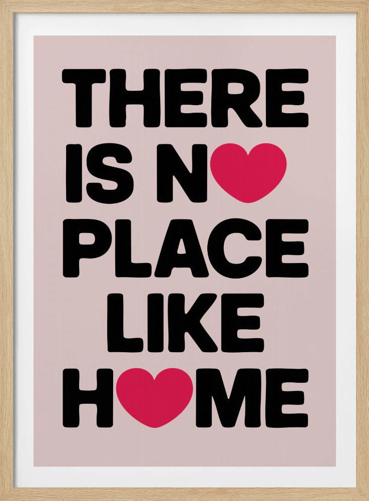 Zuhause ist es am schönsten | Poster - Kunstdruck