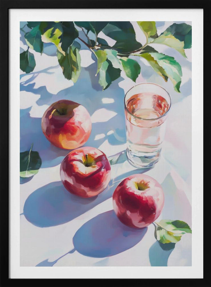 Äpfel & Spiegelungen | Poster