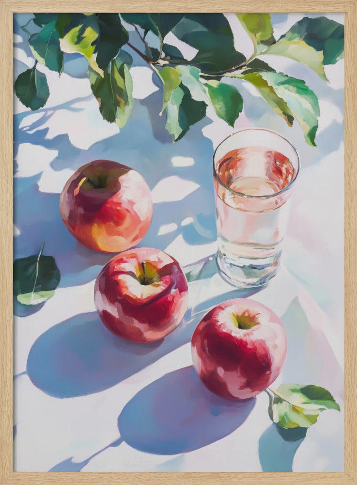Äpfel & Spiegelungen | Poster