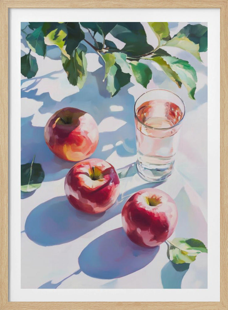 Äpfel & Spiegelungen | Poster