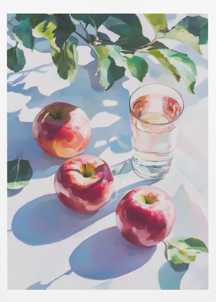 Äpfel & Spiegelungen | Poster