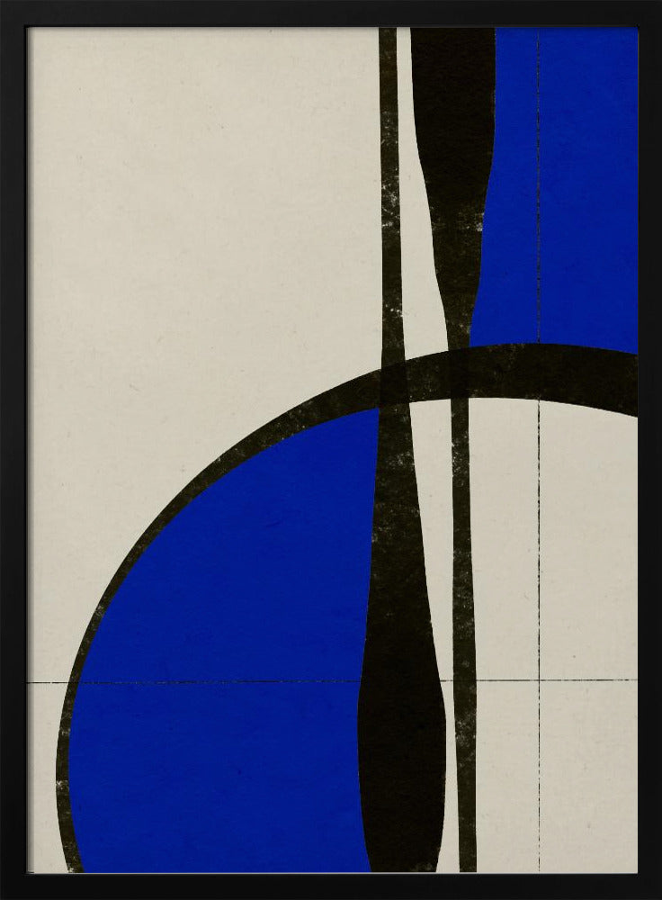 Blaue Eleganz | Poster