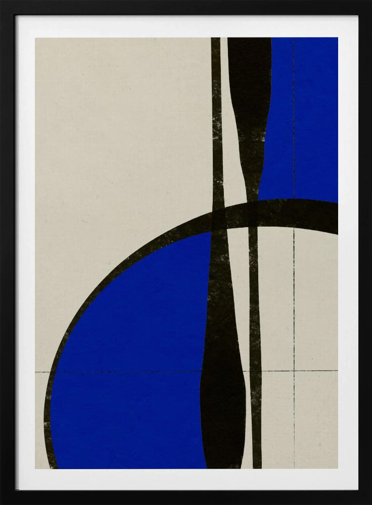 Blaue Eleganz | Poster