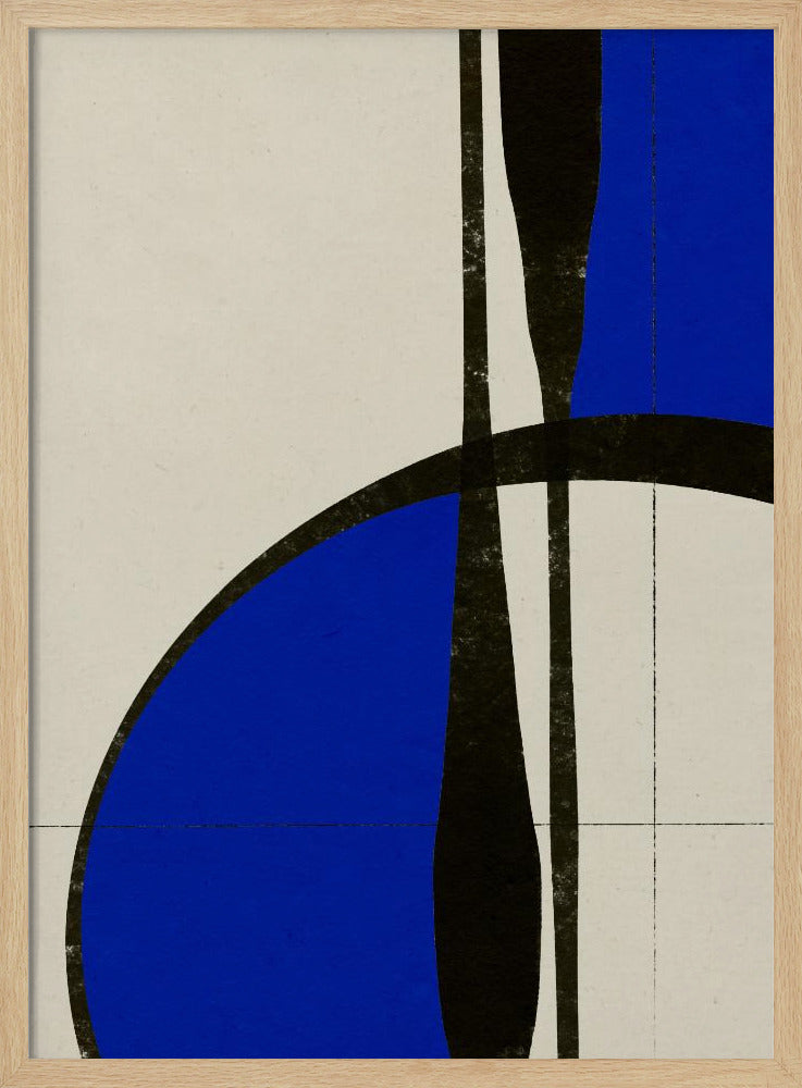 Blaue Eleganz | Poster