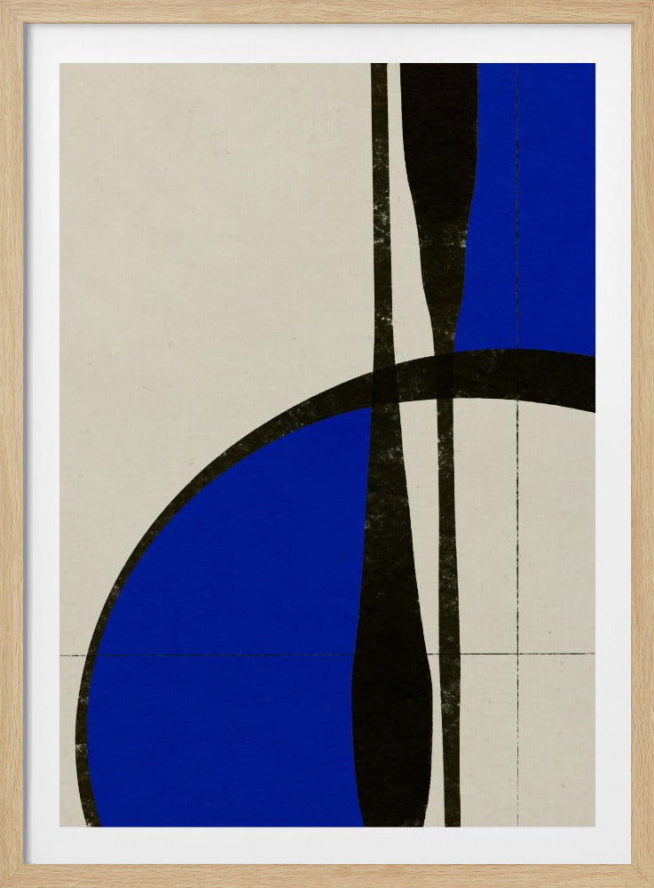 Blaue Eleganz | Poster