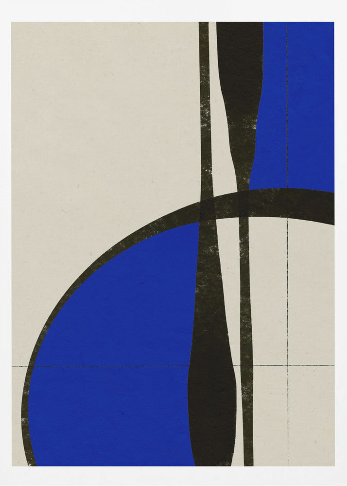 Blaue Eleganz | Poster