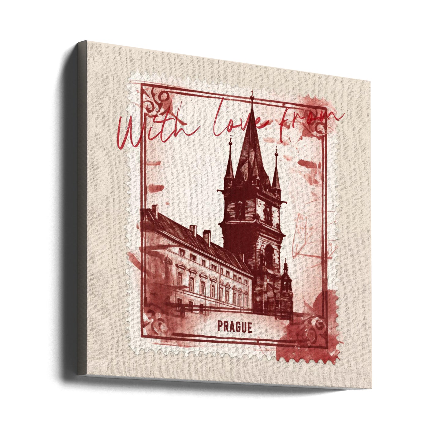 Mit Liebe aus Prag | Leinwand