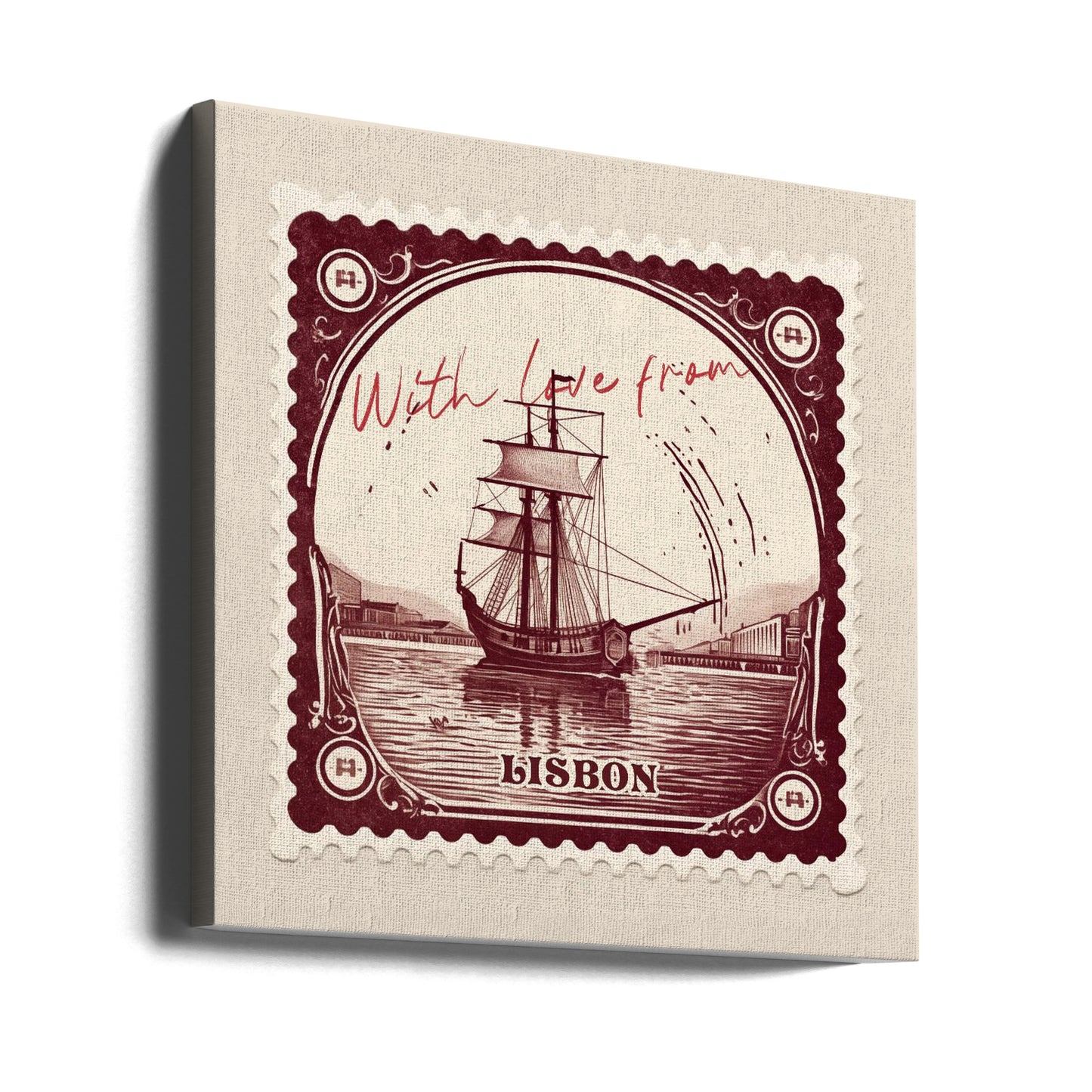 Mit Liebe aus Lissabon | Leinwand