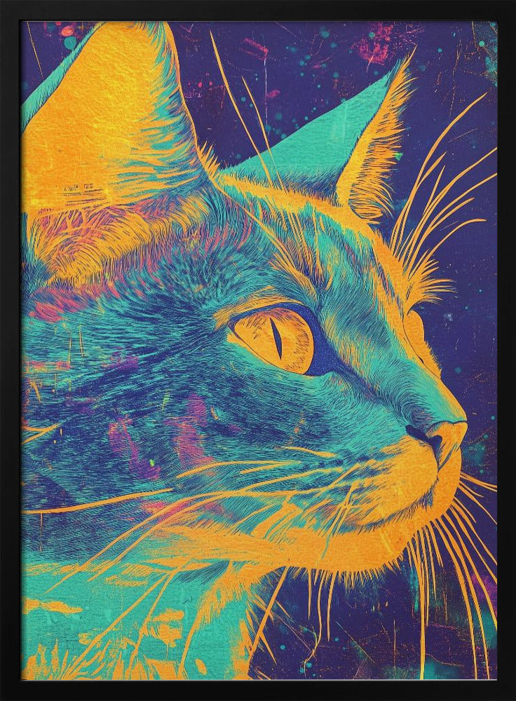 Blaue Katze | Poster