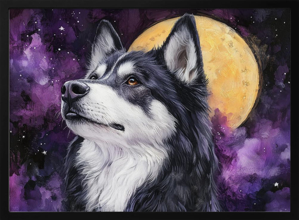 Hund Husky Wolfi | Poster