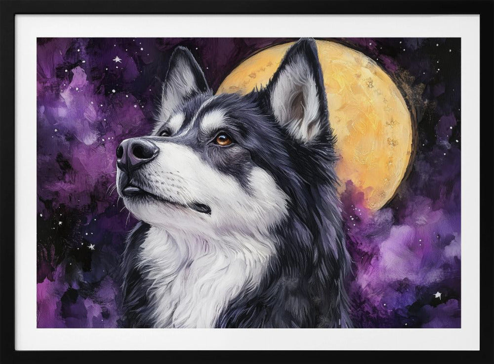 Hund Husky Wolfi | Poster