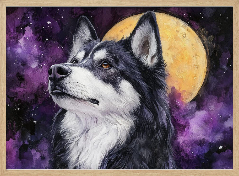 Hund Husky Wolfi | Poster