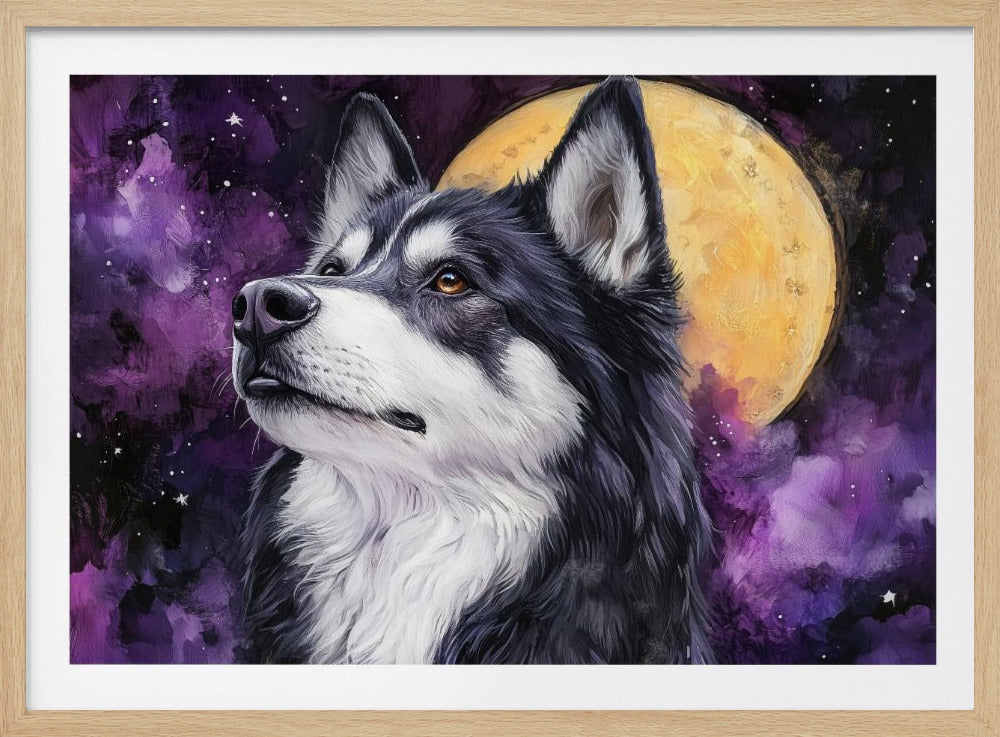 Hund Husky Wolfi | Poster