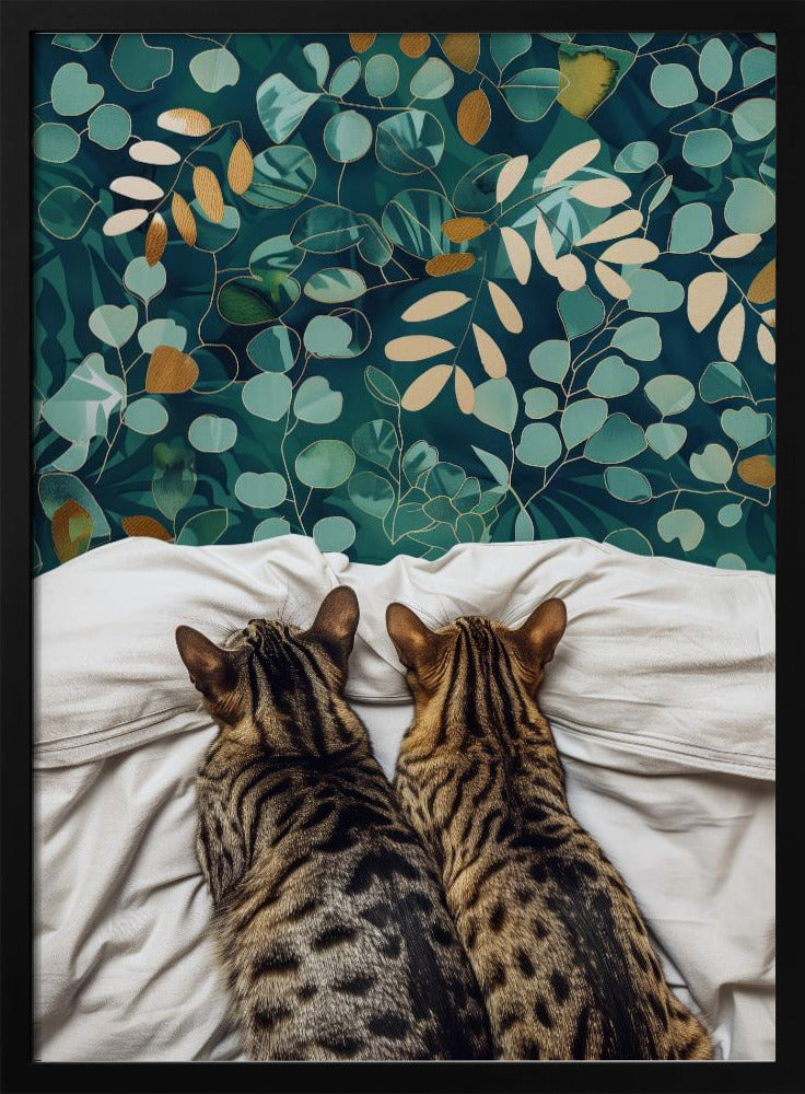 Zwei Katzen | Poster