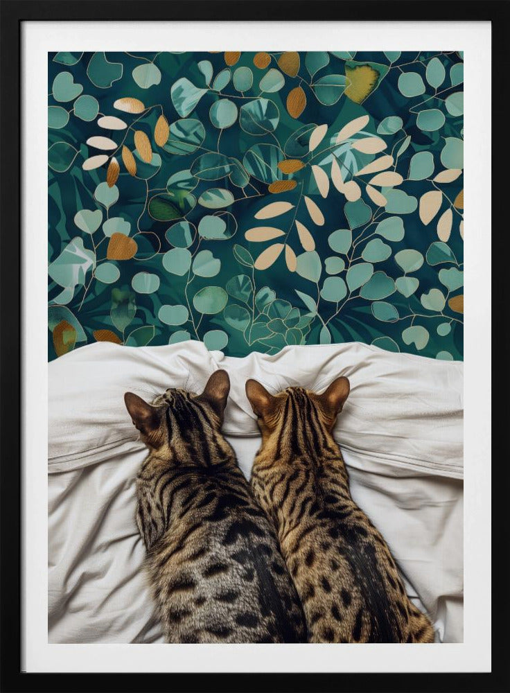 Zwei Katzen | Poster