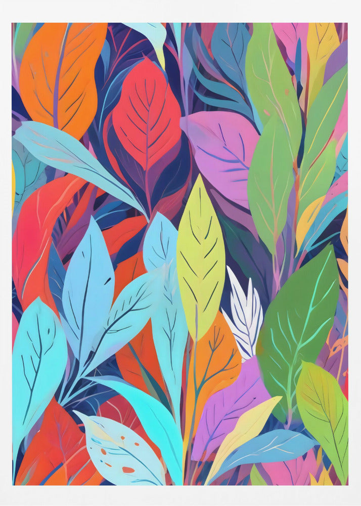 Colorful Leaves Forest | Poster
