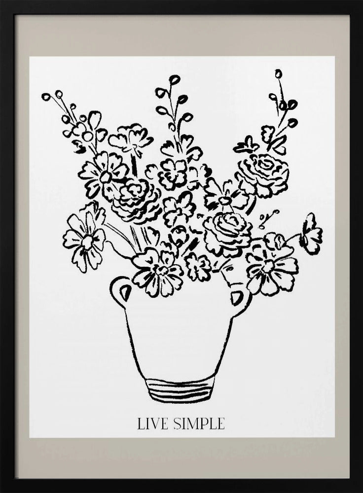Serene Blooms | Poster