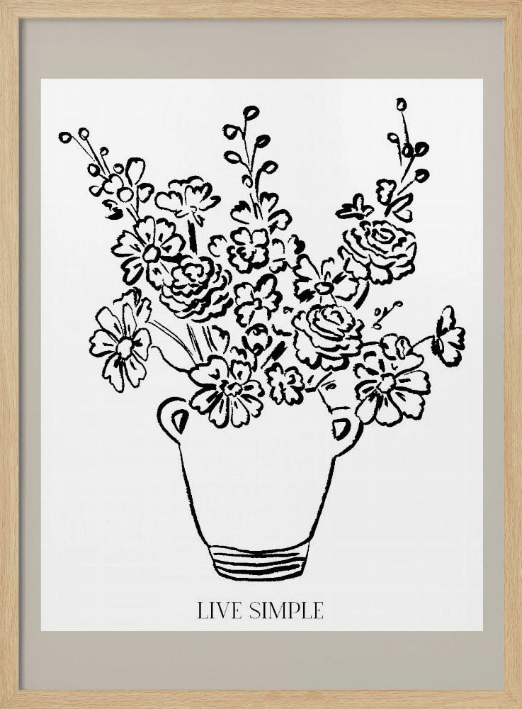 Serene Blooms | Poster