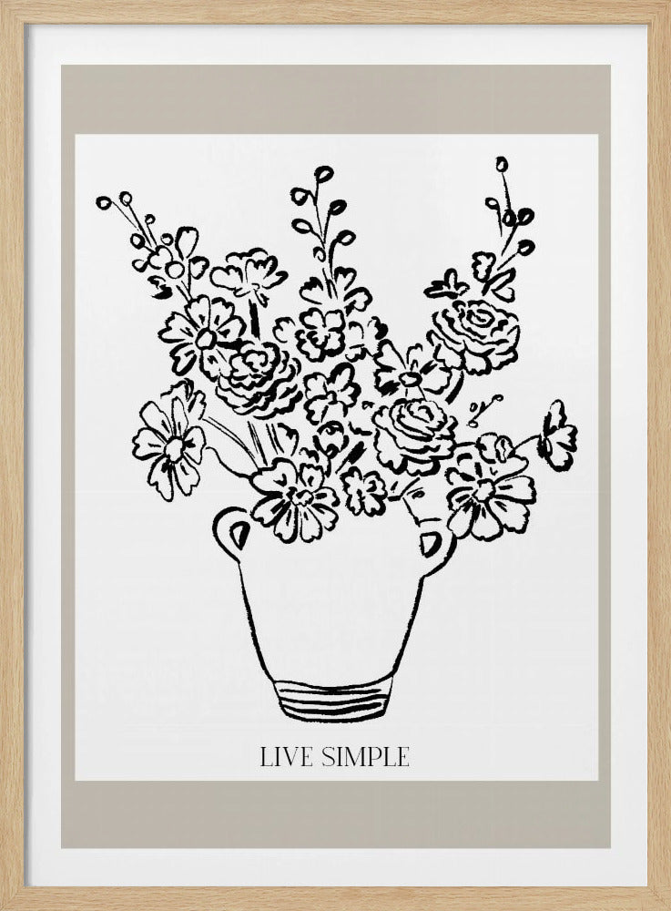 Serene Blooms | Poster