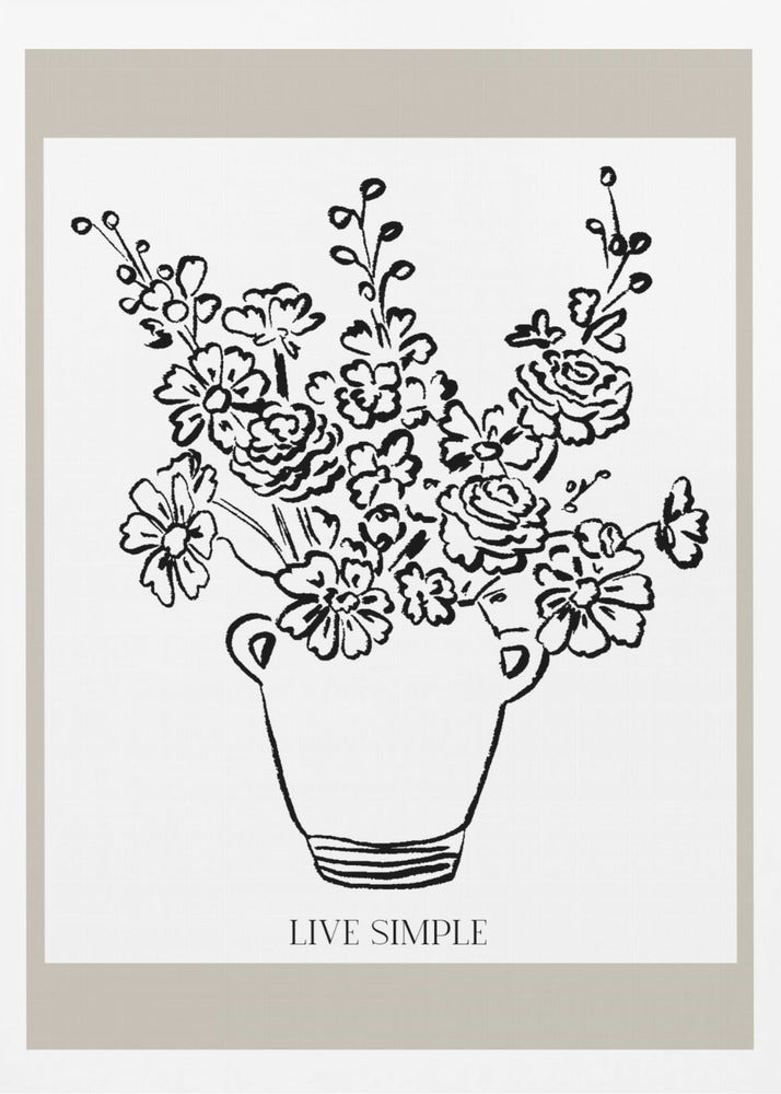 Serene Blooms | Poster