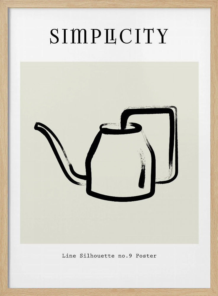 Elegant Pouring Line | Poster