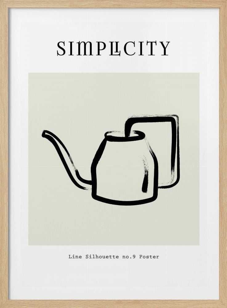 Elegant Pouring Line | Poster