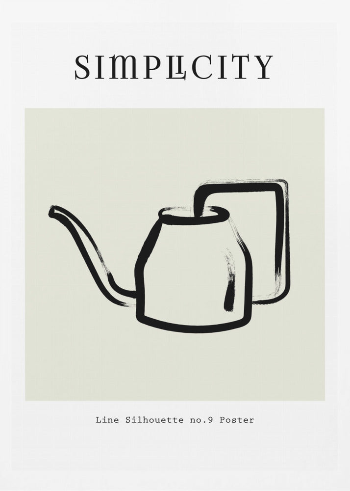 Elegant Pouring Line | Poster